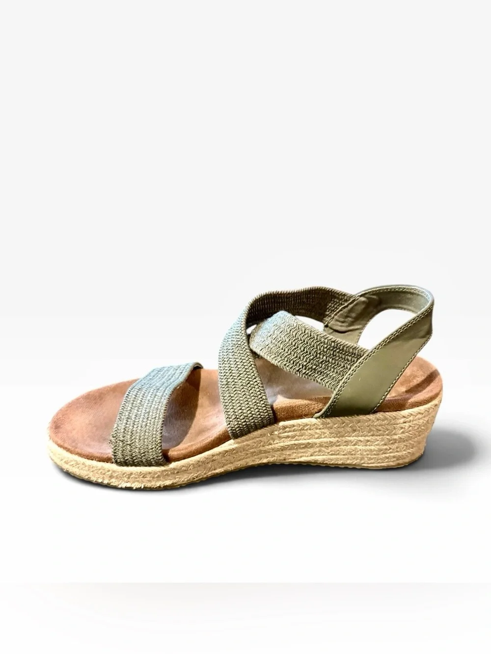 Skechers Martha Stewart Arch Fit Beverlee -Brentwood Wedged Heel Sandals